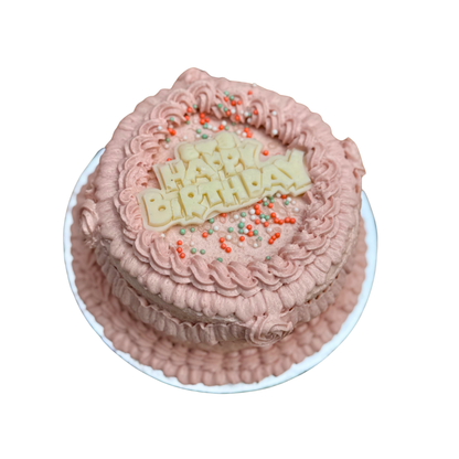 Vintage Birthday Cake