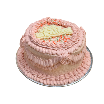 Vintage Birthday Cake